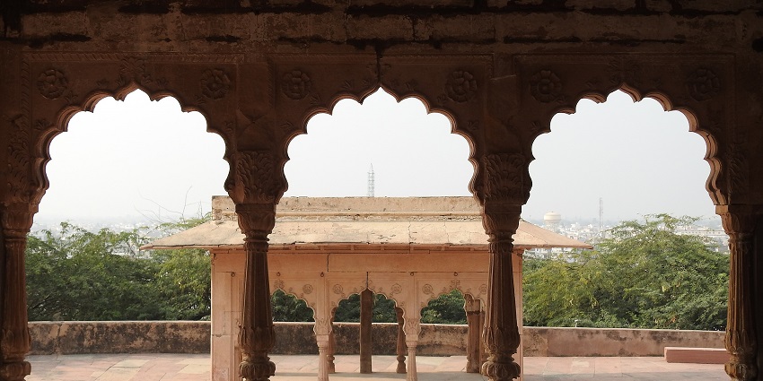 Entrance of Lohagarh Fort, an impregnable fortress known for its history of resistance