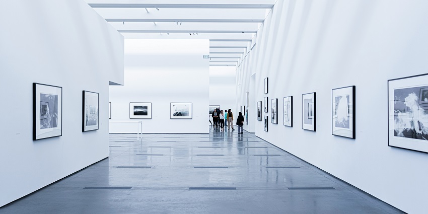 A glimpse of the Lokayata Art Gallery, one of the famous art galleries in Hauz Khas.