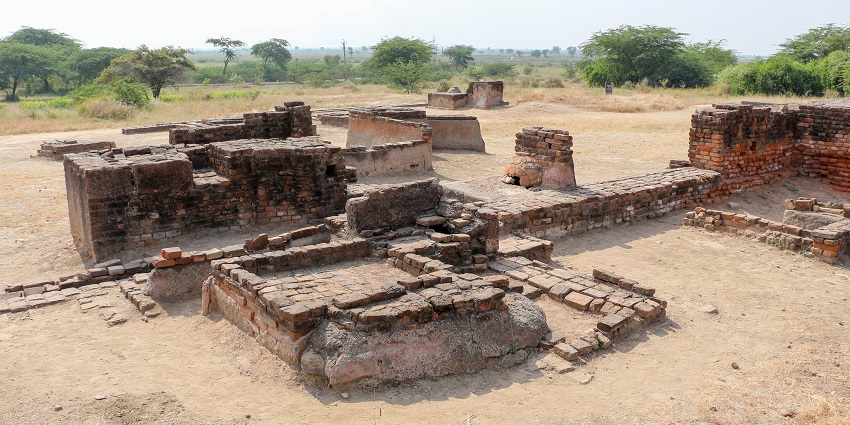 Ruins of the ancient city of Lothal, which was part of Indus Valley Civilization.