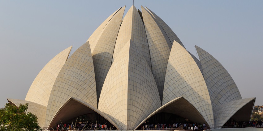 Image of Lotus Temple in New Delhi - One of the best places to visit near the Sanskriti Museums