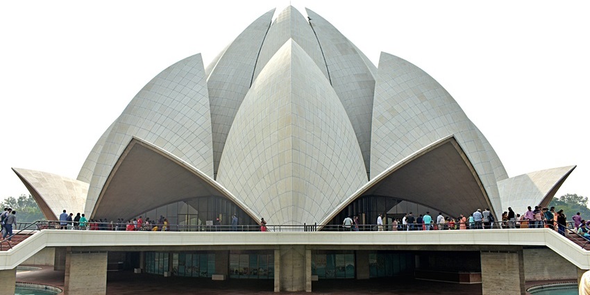 Lotus Temple is one of the scenic and peaceful locations, perfect for relaxation.