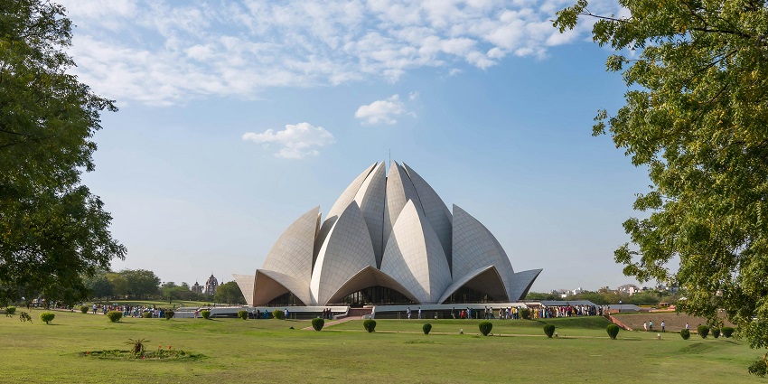 Lotus Temple is one of the most amazing places to visit around Kapileshwar temple.
