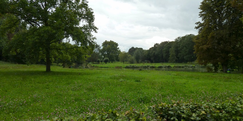 Lakeside Lumbini Gardens with boat rides and scenic views near Neeladri Amusement and Water Park.