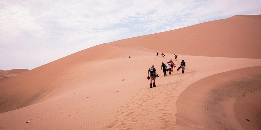 Mahabar Sand Dunes in Barmer offer camel rides and stunning sunsets.
