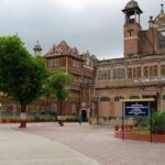 Entryway of the Vadodara Museum, also known as the Maharaja Fateh Singh Museum.