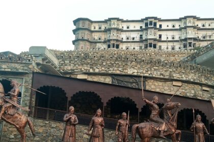 Maharana Pratap Museum in Haldighati, showcasing traditional Rajasthani architecture