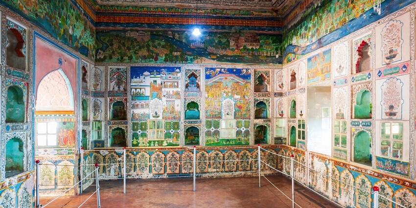 Maharao Madho Singh Museum displays royal artefacts and traditional Rajasthani art.