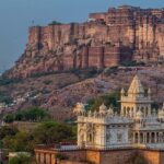 A scenic landscape justifying the serene location of the Mahendragarh Fort, Rajasthan.