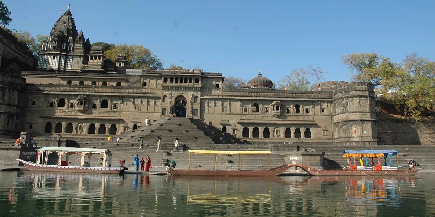 Maheshwar Temple offers stunning architecture and tranquil setting for inner reflection.