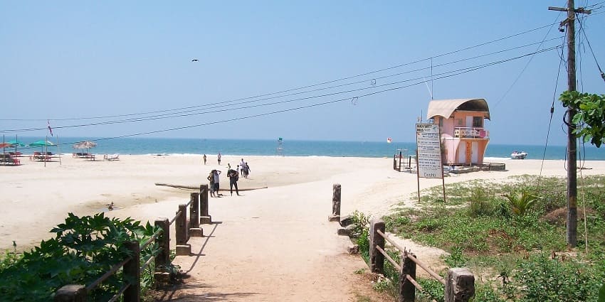 Majorda Beach is one of the pristine places to visit in Margao for relaxation and serenity.