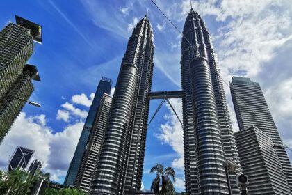 A breathtaking view of two tall towers in Kuala Lumpur for everyone to visit and explore.