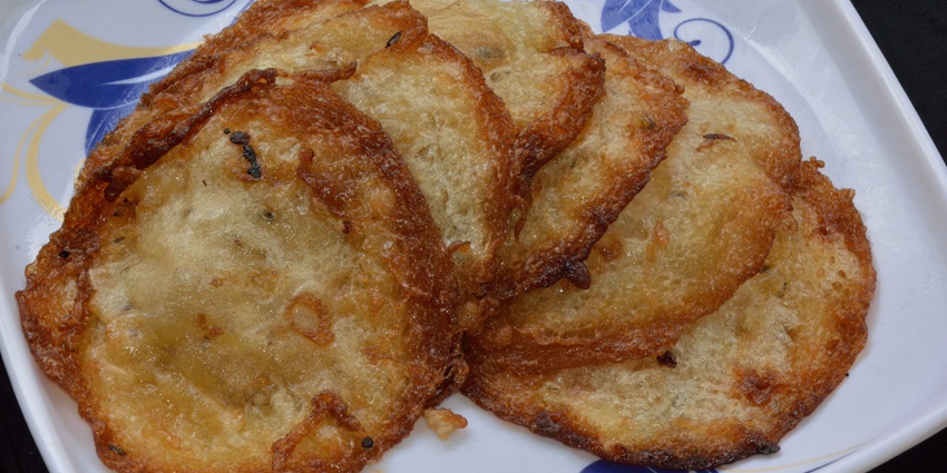 Malpua is a sweet made with various fruits which melts in your mouth as soon you take a bite.
