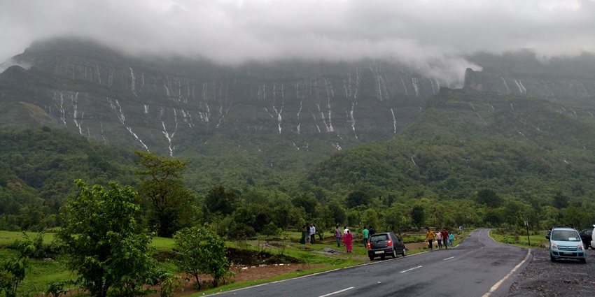 Malshej Ghat offers misty mountains, the best places to visit near Shirdi within 200 km.
