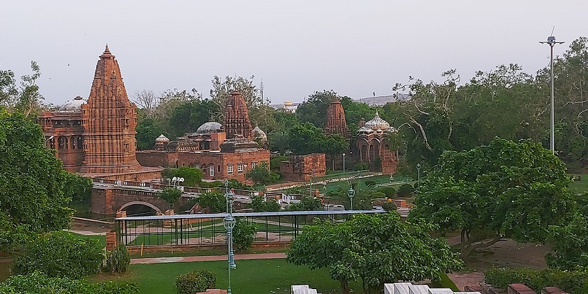 Mandore Gardens features cenotaphs, temples, and greenery for exploration and relaxation.