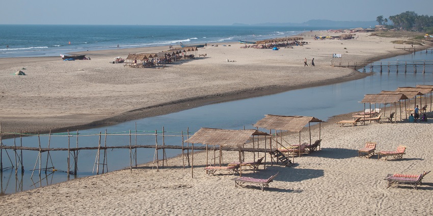 Wide angle shot of the beach, one of the best retreat spots for all beach lovers