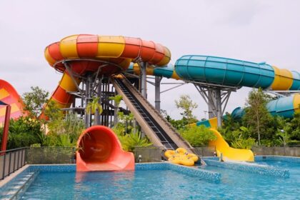 Thrilling water slide adventure at Marvel, your top choice for fun at water parks