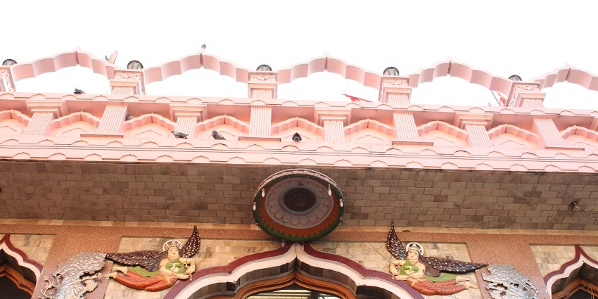 Mata Lal Devi Temple beautiful panoramic image of this post-independence temples in Punjab