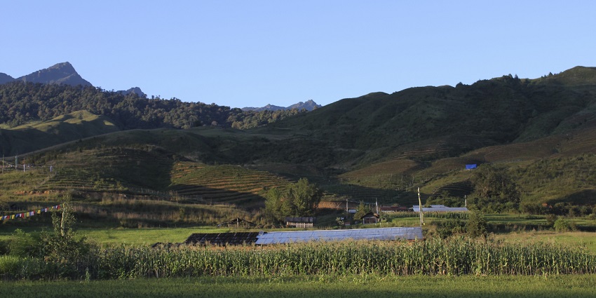 An image of Mechuka Valley, a nature-filed spot - one of the Bhutan picnic places.