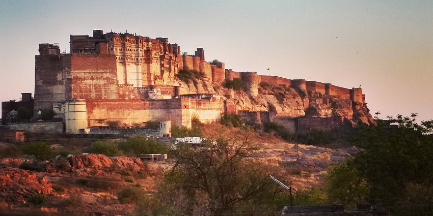 Mehrangarh Fort, a top tourist destination near Sardar Government Museum Jodhpur.