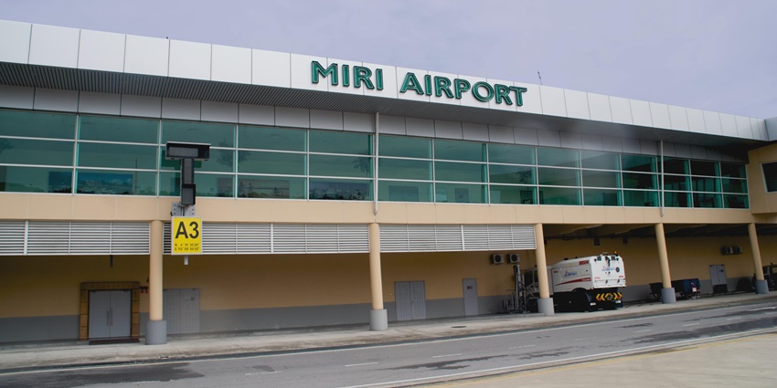 Miri Airport serves as an important gateway to domestic flights from different cities.