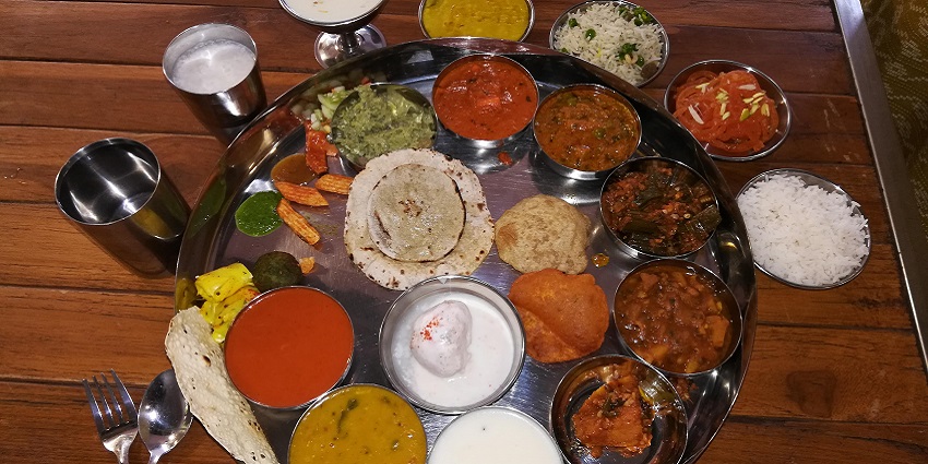 Mishrilal Hotel serves the best food in Jodhpur, featuring authentic Rajasthani cuisine.