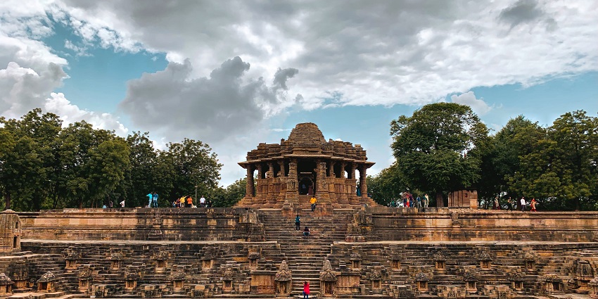 Modhera Sun Temple is an architectural marvel and a temple dedicated to the Sun God.