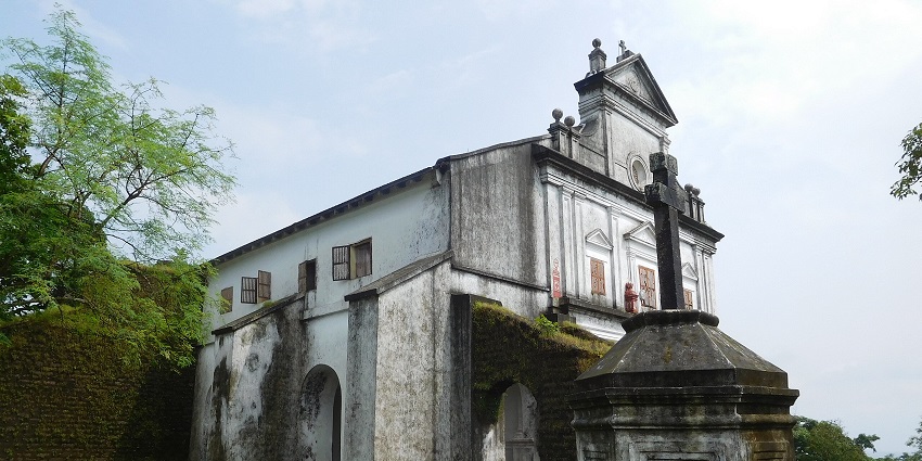 Image of The chapel 'Our Lady of the Mount', built in the XVIth century, is on the eastern hill of Old Goa