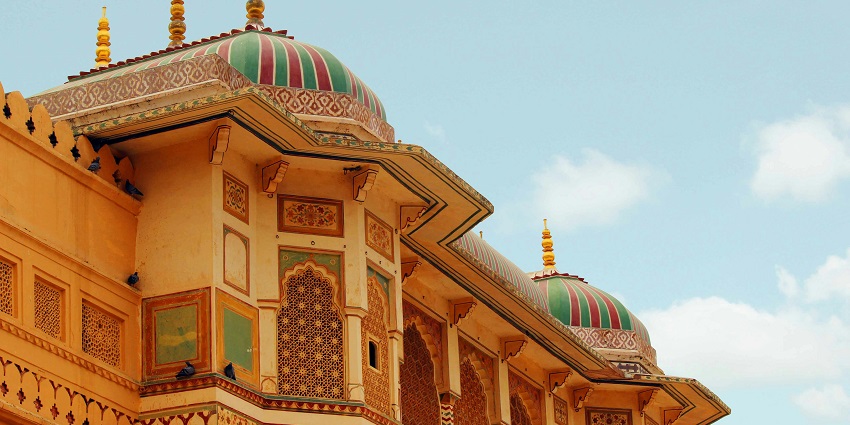 Ruins of Moti Bagh Palace which is one of the best places to visit in Patiala, Punjab.