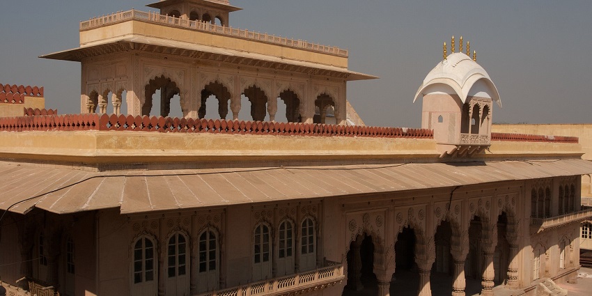 Palace Museum inside Lohagarh Fort, displaying artefacts from Bharatpur's royal history