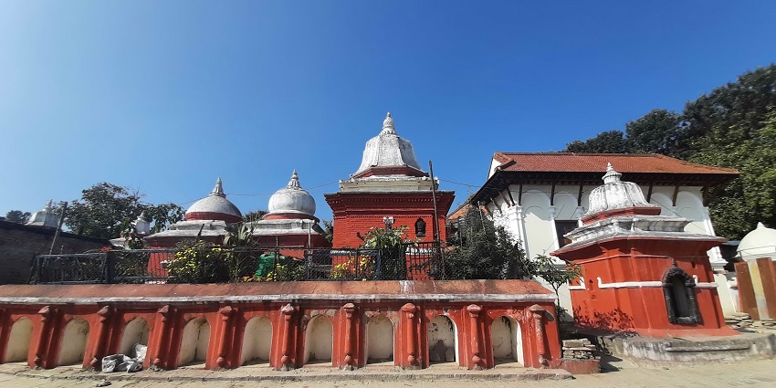 Beautiful image of the Mukteshwar Mahadev Temple which was built around the 18th Century