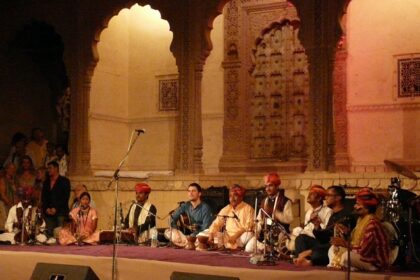 The music festivals in Rajasthan showcase traditional and contemporary performances.