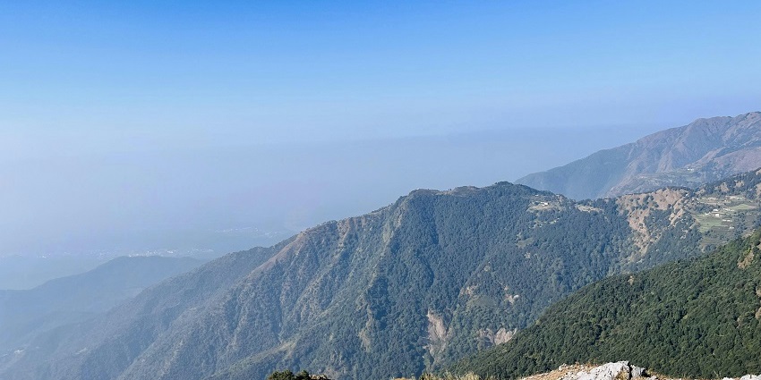 Scenic view of Mussoorie, known as the Queen of Hills - hill stations near Delhi within 300 kms.