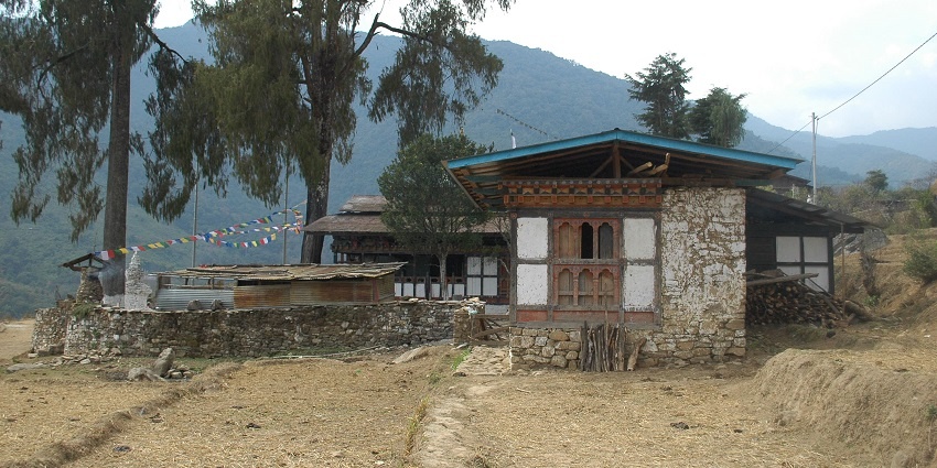 The historic Nabji Lhakhang temple, a cultural site around Jigme Singye Wangchuck National Park.