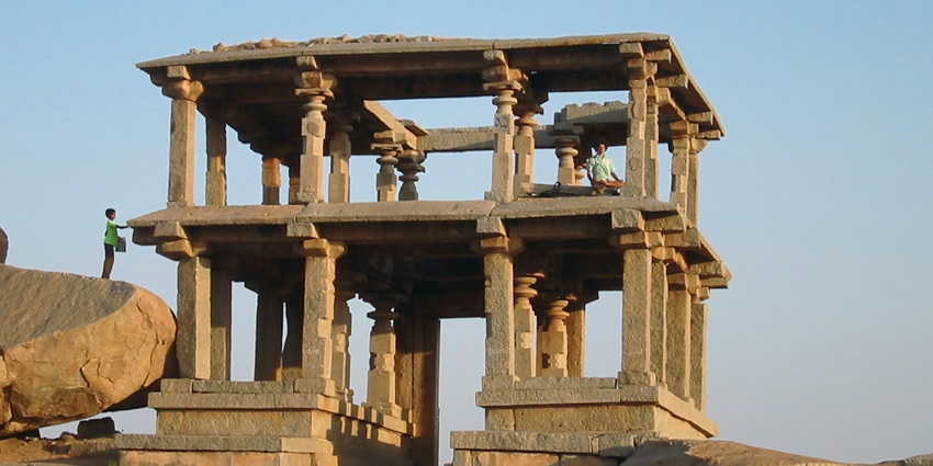 The landscape of the Nagari Ancient Site - one of the places to visit near Chittorgarh.