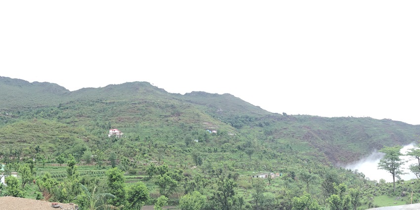 A serene view of the lush Nahan hills, one of the top hill stations near Delhi within 300 km