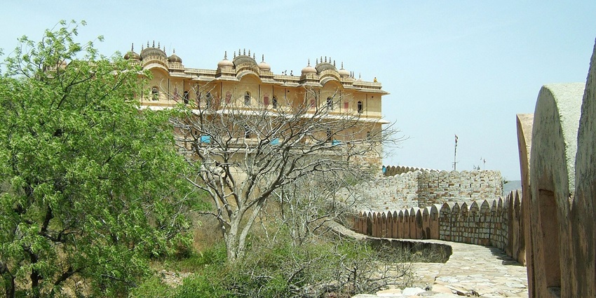 Nahargarh Fort offers Rajput architecture and panoramic views of Jaipur.