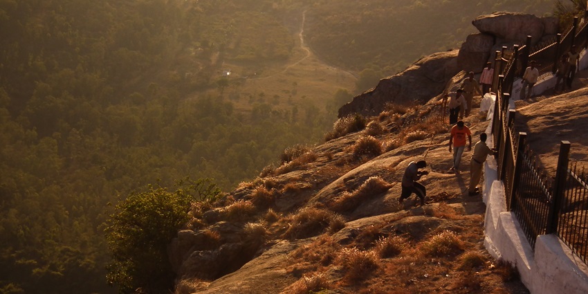 Nandi Hills Adventure Park offers rock climbing, zip-lining, and aerial rope courses.