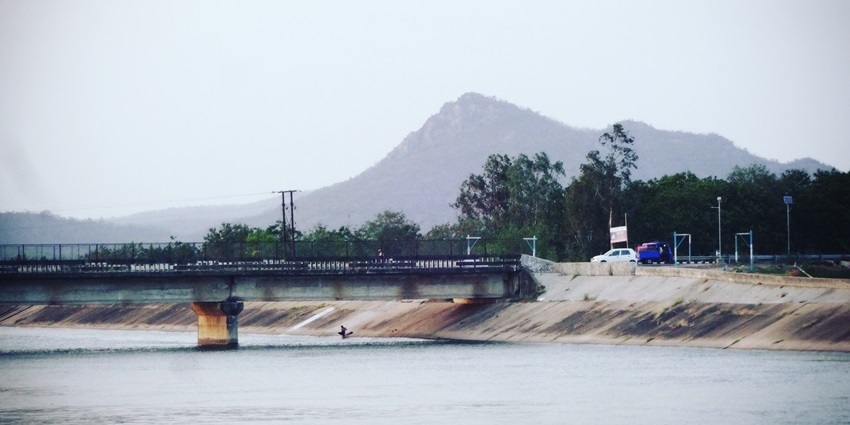 Image of Narmada canal passing near bodeli at dabhoi road - Picnic places in Vadodara