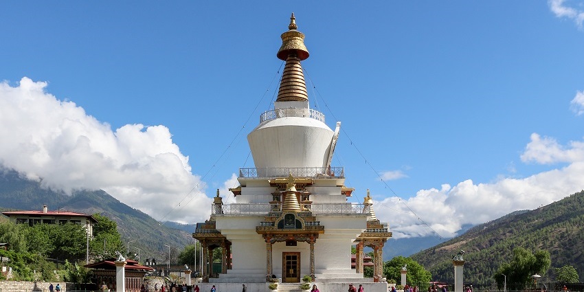 National Memorial Chorten in Thimphu, one of the best things to see in Thimphu.