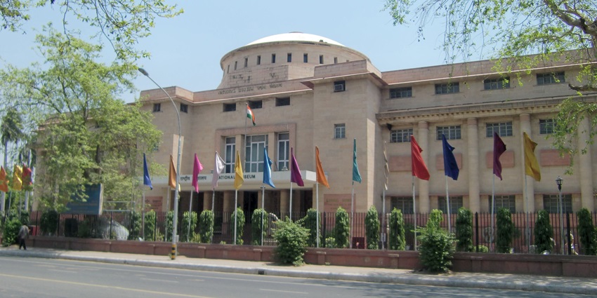 The front view of National Museum New Delhi India - places to visit near Van Gogh Museum Delhi