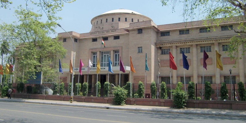 Learn about history and culture at the National Museum on Janpath in New Delhi.