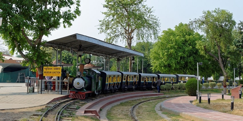 panoramic snap from the National Rail Museum which is one of the most memorable place
