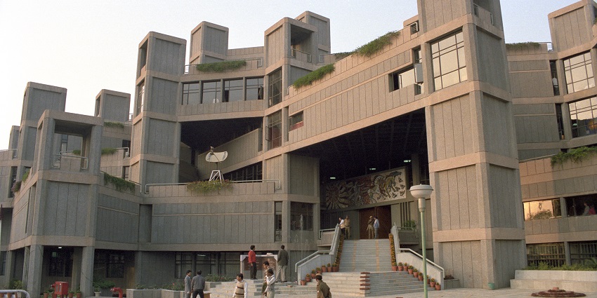 Snap from the front side of the national science center in the Territory of Delhi