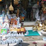 Entrance of vibrant shop in Sindhi market, one of the best places for navratri shopping in Ahmedabad