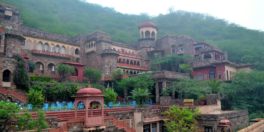 The historical Neemrana site, located in Alwar, is a must-visit hotspot near Tijara Fort.