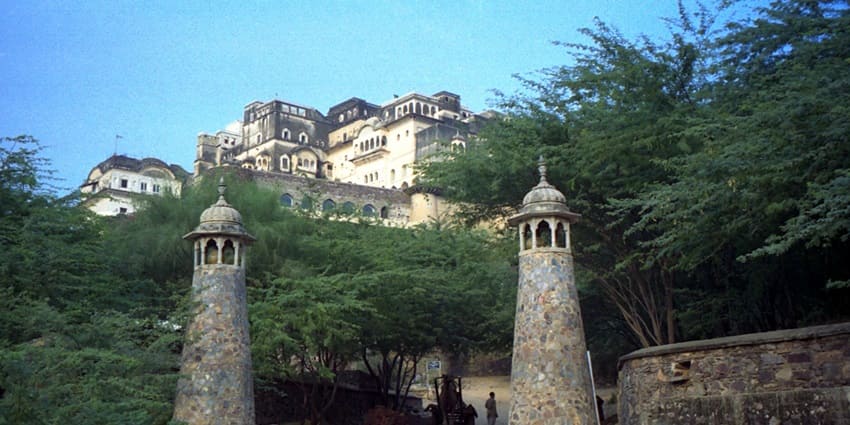 Scenic image of the fort entrance surrounded by the lush forest and Hills