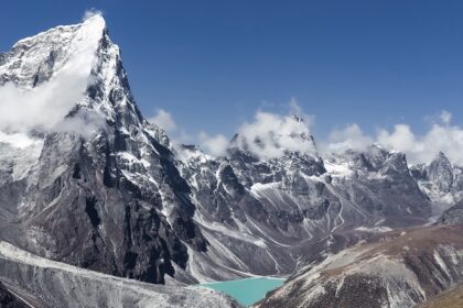 A picture of the Everest region of Nepal one of the most scenic places to visit in the month of June