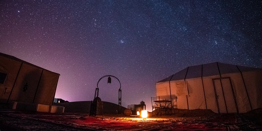 Experience the serene beauty of the Ajmer desert on a magical night safari