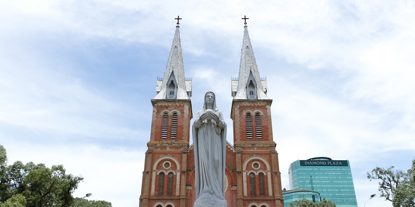 A neo-Romanesque landmark among the top places to visit in Ho Chi Minh City.