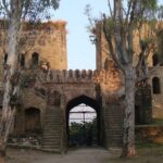 An image of the ruins of Nurpur Fort in Himachal Pradesh, showcasing ancient architecture.